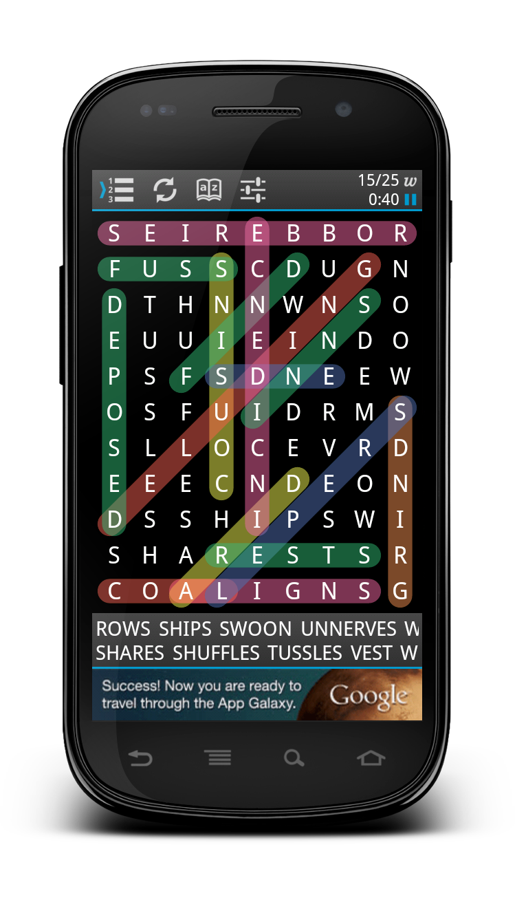 Word Search App Screenshot